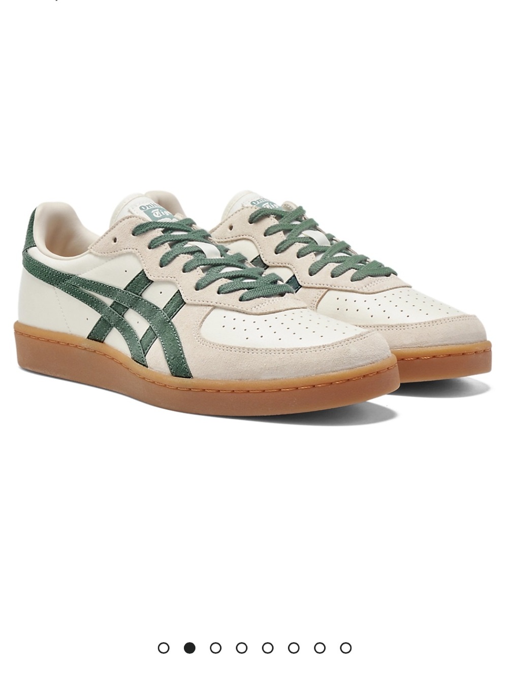 Onitsuka Tiger by Asics GSM Sneakers in Cream, Green & Gum